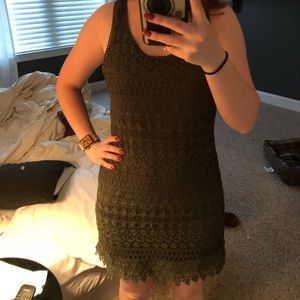 Mossy green H&M dress size 6